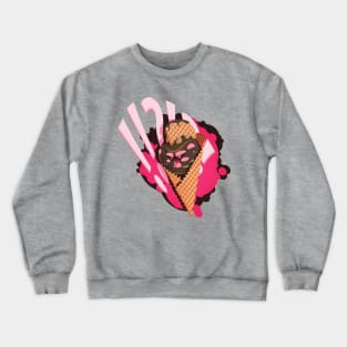 Tasty Rockin Rocky Road Ice cream cone Crewneck Sweatshirt